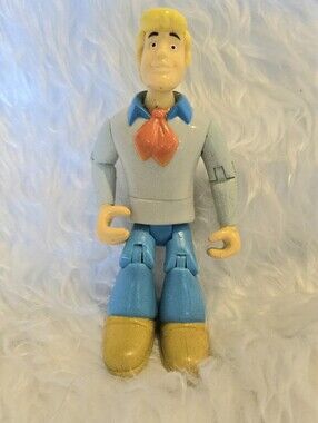 Hanna Barbera Scooby Doo Fred Jones 5" Action Figure Thinkway Toys Vintage 2007
